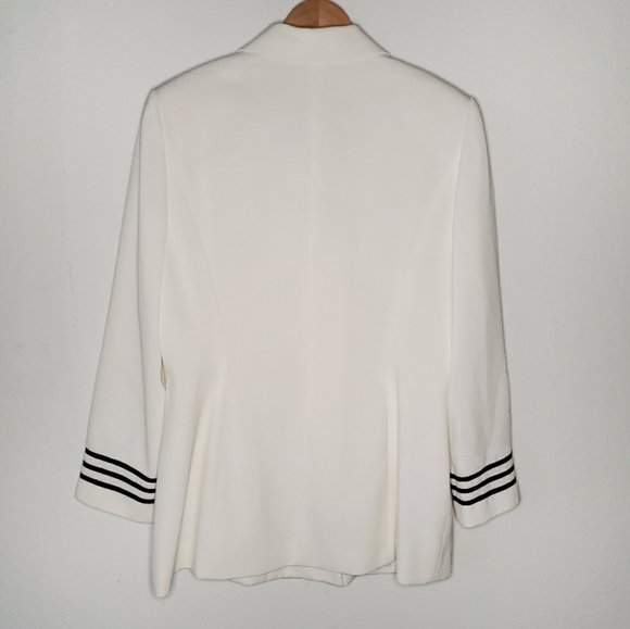White Nautical Blazer - Picture 2 of 3